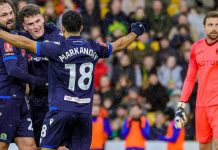 Ben Brereton en un gran momento: dos goles en los últimos tres partidos del Derby County.