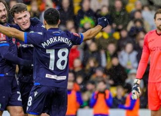 Ben Brereton en un gran momento: dos goles en los últimos tres partidos del Derby County.