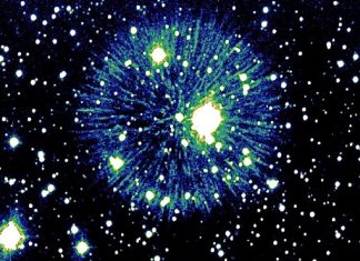 Captan imágenes de las secuelas de una colisión estelar de hace 850 años