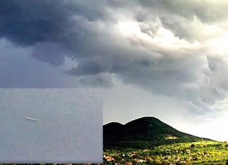 VIDEO | Sorprendente OVNI en forma de cigarro grabado en Hungría durante una tormenta