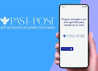 Esta aplicación permite enviar mensajes después de muerto