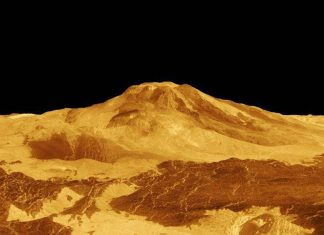 Hallado un gran volcán activo en Venus