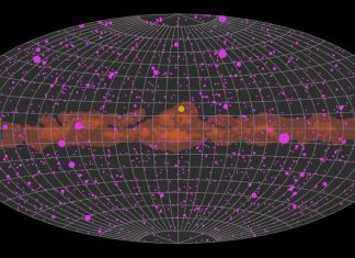 Así se vería el universo si pudiéramos observar los rayos gamma, según una animación astronómica