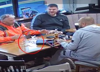 Cámara de seguridad graba el momento en que un vaso explota misteriosamente en un pub embrujado de Inglaterra