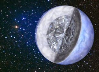 Observan cómo una estrella cercana se transforma en un ‘diamante cósmico’
