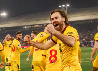 Ben Brereton le anotó al Manchester United en el mismísimo Old Traford (Video)