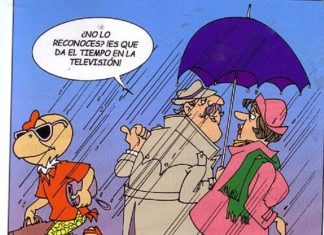 Condorito y las inundaciones