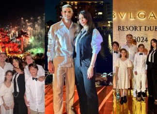 Así le dieron la bienvenida las celebridades al año 2025