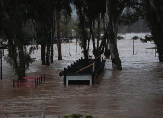 El ciclón se viene con todo a la zona central: 6 días de lluvia con desbordes de ríos e inundaciones