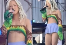 La respuesta sin censura de Vesta Lugg a quienes la criticaron por la falda que utilizó el año pasado en Lollapalooza 2024 (Video)