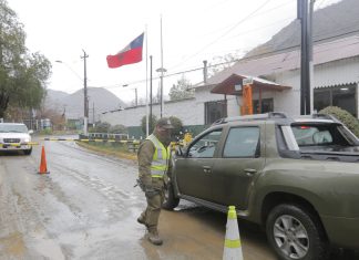 Sistema frontal: alertan “riesgo de avalancha” y realizan evacuación en sector de Baños Morales en San José de Maipo