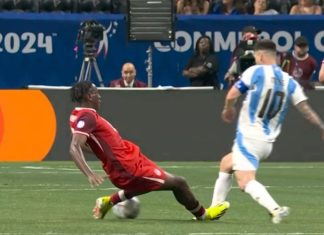 Bombito, el defensa canadiense que se adueño de todos los memes en el inicio de la Copa América