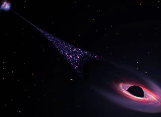 Astrónomos descubren a la única estrella que logró sobrevivir a un agujero negro a 860 millones de años luz