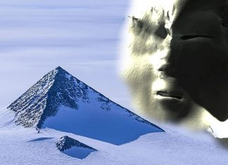 El inquietante rostro de un extraterrestre en la Antártida