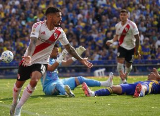 River Plate, con Paulo Díaz como titular, derrota en el superclásico como visita a Boca Juniors