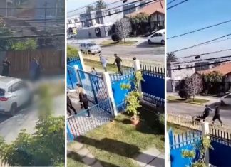 Esto fue aún peor que lo de Quilpué: Video de la pelea a cuchillazos, con atropello inculido, entre Apoderados y alumnos en Puente Alto