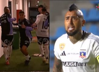 La noche de furia de Arturo Vidal: perdió un penal, hizo un autogol y casi termina a los combos con De Paul (Videos)