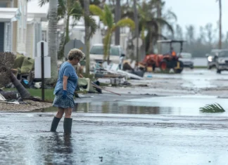 Residentes de Florida comenzaron las labores de limpieza y reparación de sus hogares tras el paso del huracán Milton