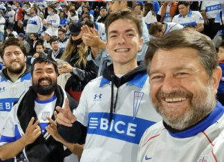 Presidente y reelegido Gobernador Regional Metropolitano son hinchas de la UC