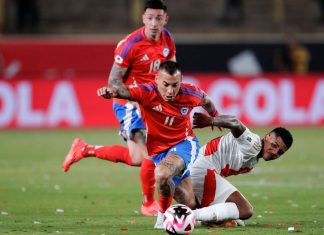 Chile rescata un punto que no sirve ante Perú en Lima