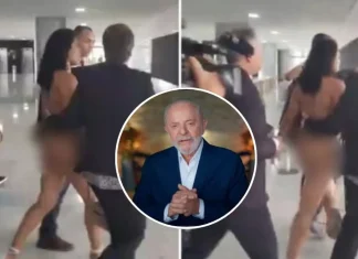 Mujer se desnudó en el Palacio de Planalto de Brasil y exigió hablar con Lula da Silva: videos se hicieron virales