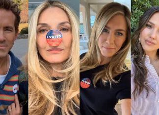 Famosas y famosos: Así votaron en Estados Unidos (Fotos de celebridades)