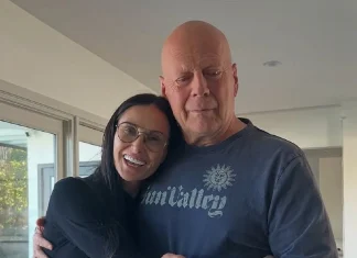 Demi Moore publicó fotos del cumpleaños 70 de Bruce Willis, afectado de demencia frontotemporal