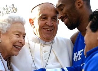 El emotivo video creado con inteligencia artificial del encuentro en elcielo del papa Francisco con figuras históricas