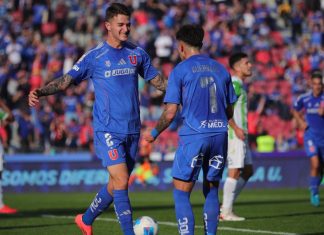 La U se repuso a la derrota en Libertadores y goleó a O´Higgins en el Nacional