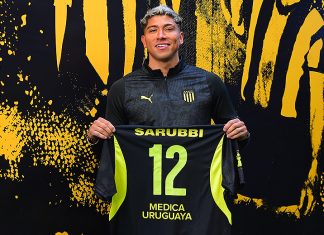 Nacido para ser campeón: Brayan Cortés ya dio su primera vuelta olímpica con Peñarol