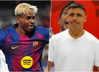 Alexis Sánchez y su llegada al Sevilla: Lo aplauden Gabriel Suazo y Lamine Yamal