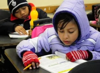 Regreso a clases: con mañanas muy frías y muy mala calidad del aire en Santiago