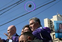 Atacaron a piedrazos al Presidente Milei y su caravana en Lomas de Zamora, provincia de Buenos Aires