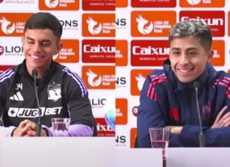 La broma de Vicente Pizarro a Lucas Assadi que provocó muchas risas en la Conferencia de Prensa del Superclásico