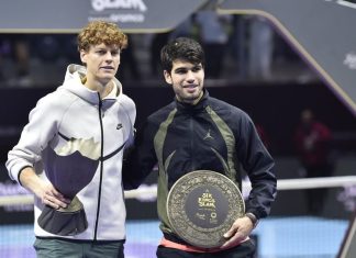 Carlos Alcaraz y la broma que hizo reír a Jannik Sinner tras ganarle la final del US Open por segunda vez