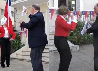 Pie de cueca bailado por Juan Sutil inevitablemente hizo recordar a Lagos Weber