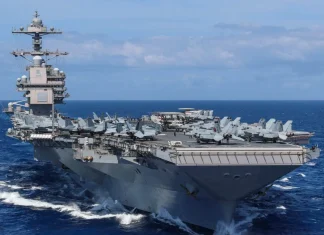 Llegada del portaavionesdel USS Gerald R. Ford eleva la presión sobre la dictadura de Maduro