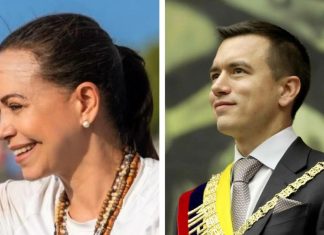 María Corina Machado invita a Daniel Noboa a la entrega del Nobel de la Paz: el mandatario ecuatoriano confirma su asistencia