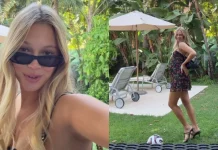 Vea el tierno video en que Alexandra Litvinova, la pareja de Alexis Sánchez, confirma que «soy mamá»