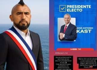 Arturo Vidal reaccionó así ante el triunfo de José Antonio Kast