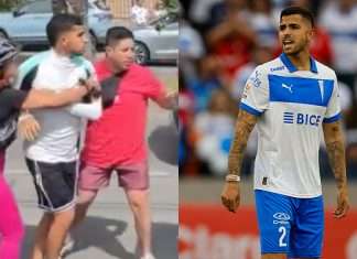 Vea la pelea callejera, en pleno centro de Viña del Mar, en la que participó un jugador de Universidad Católica