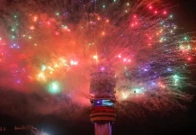 Regreso del Año Nuevo a la Torre Entel, después de siete años: balance positivo, aunque hubo que recoger toneladas de basura