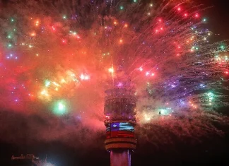 Regreso del Año Nuevo a la Torre Entel, después de siete años: balance positivo, aunque hubo que recoger toneladas de basura